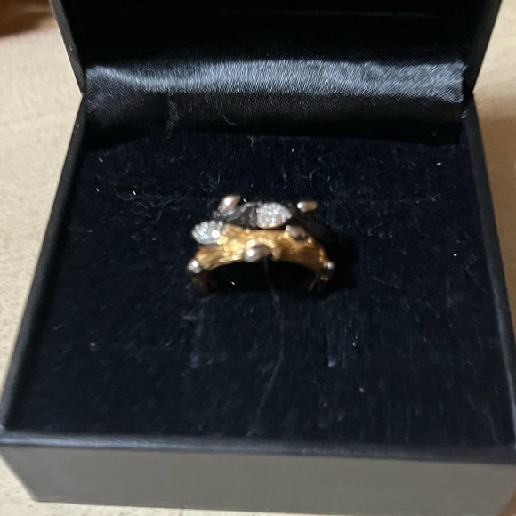 Stephen Dweck Diamonds NWT
Gold /Sterling Branch Stack Rings Size 6 🖤 - Picture 9 of 12